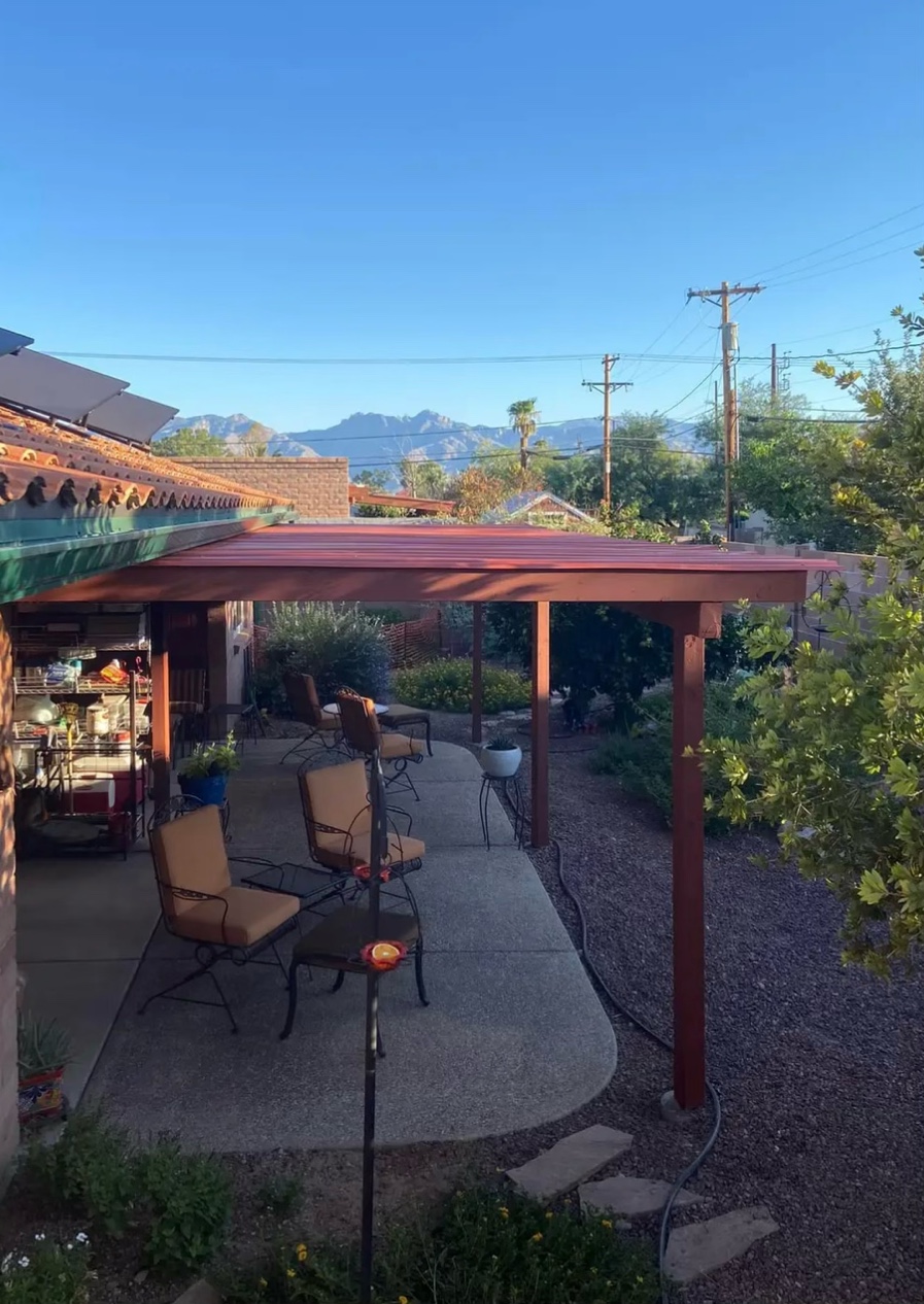 Covered patio build &mdash; Tucson